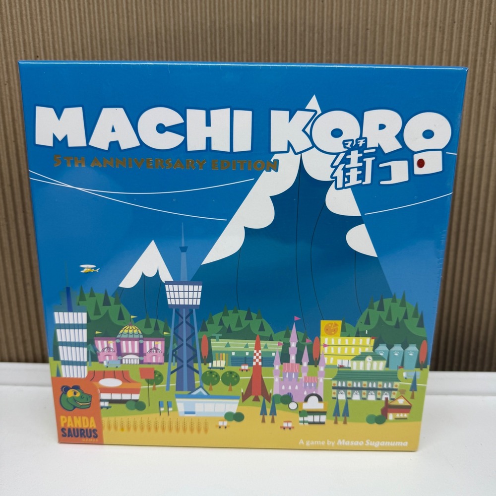 Machi Koro 5th Anniversary Edition Board Game Pandasaurus Games New Sealed